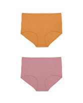 2-Pack Full Coverage High Rise Brief + Barely-There Slip Short Bundle