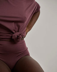 UltimateS Super Full Coverage High Rise Brief - Cassis