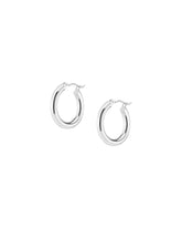 Aurate Silver Hoop Earrings