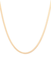 Aurate Gold Herringbone Chain Necklace