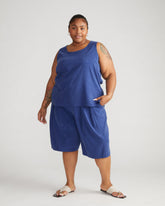 Cooling Stretch Cupro Tank - Cenote