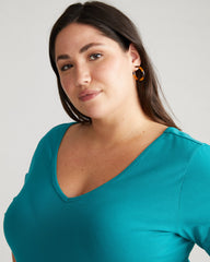 Double V Tee - Aurora