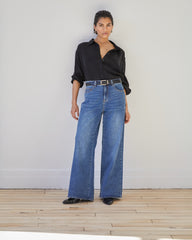 Cooling Stretch Cupro Artist Shirt - Black