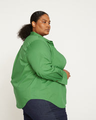 Elbe Stretch Poplin Shirt Classic Fit - Kelly Green