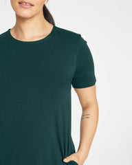 Halie T-Shirt Dress - Deep Sea