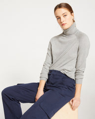 Karlee Stretch Cotton Twill Cargo Pants - Navy