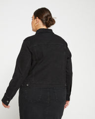 Kelsey Denim Jacket - Broken Black