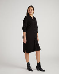 Marcie Liquid Jersey Dress - Black