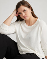 Light-As-Air Long Sleeve Crew Neck Tee - Vapor