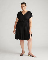 Minetta Liquid Jersey Dress - Black
