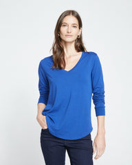 Long Sleeve V Rex - Lapis