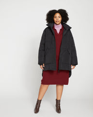 Matterhorn Mid Hooded Puffer - Black