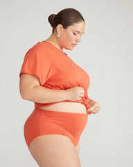 Pima Cotton Full Coverage Briefs - Sweet Berry