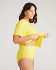 Pima Cotton Full Coverage Briefs - Yellow