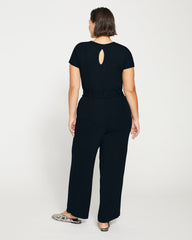 TravelKnit Wide Leg Pants - Black