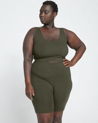 Roya Bike Shorts - Nori