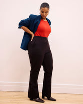 Pull On Bootcut Ponte Pants - Espresso