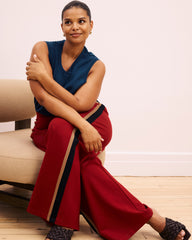 Savvy Fine Knit Sweater Shell - Deep Teal