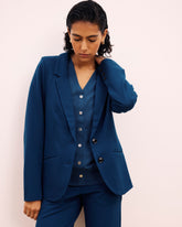 Beas Ponte Blazer - Deep Teal