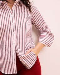 Henning x US Madison Shirt - Lilac Multi Stripe