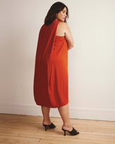 Pearl Divine Jersey Dress - Warm Russet