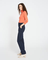 Smart Signature Ponte Pants Long - Navy