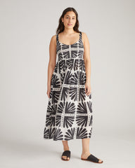 Harmony Voile Dress - Ink Bloom Print