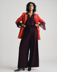 All Day Palais Wide Leg Pants - Gamay