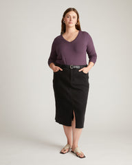 Long Sleeve V Rex - Faded Plum