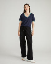 V Rex - Navy with Aventurine/White Trim