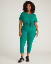 Next-to-Naked Cropped Legging - Aventurine