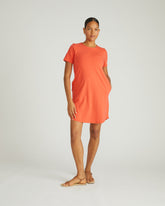 Halie T-Shirt Dress - Coral Reef