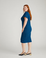 Executive Ponte Dress - Deep Teal