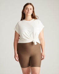 Barely-There Slip Shorts - Cocoa
