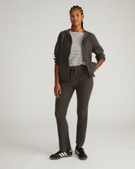 Knitted Mila Lounge Pants - Graphite