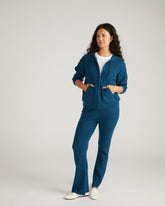 Knitted Mila Lounge Pants - Deep Teal