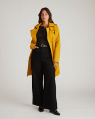 Derjon Trench Coat - Mustard