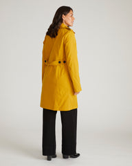 Derjon Trench Coat - Mustard