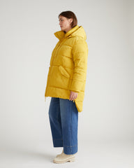 Matterhorn Mid Hooded Puffer - Mustard