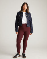 Roya Leggings 27 Inch - Black Cherry