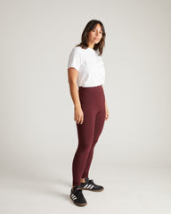 Roya Leggings 27 Inch - Black Cherry