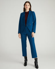 Cigarette Ponte Pants - Deep Teal