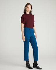 Cigarette Ponte Pants - Deep Teal