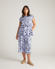 Casual Culottes - Petal Palette Print in Jacaranda