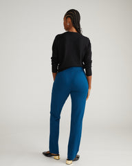 Smart Signature Ponte Pants Long - Deep Teal