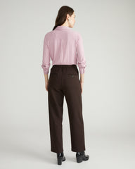 Audrey Tailored Ponte Pants - Espresso