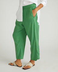 Cooling Stretch Cupro Pants - Clover