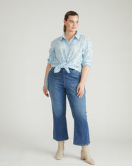 ComfortDenim Bootcut Jeans - Western Blue Wash