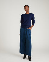 Savvy Fine Knit Crew Sweater - Midnight