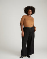 Maia Stovepipe Sleeve Tee - Classic Camel